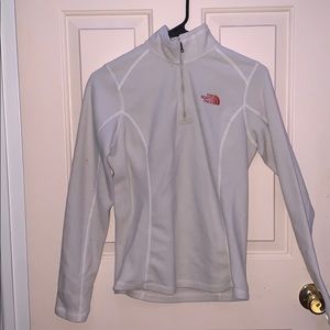 The North Face; Quart-Zip pullover jacket